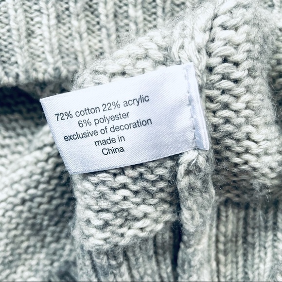 Lane Bryant Beaded Embroidered Snowflake Winter Holiday Pullover Sweater 14/16 - Picture 6 of 11